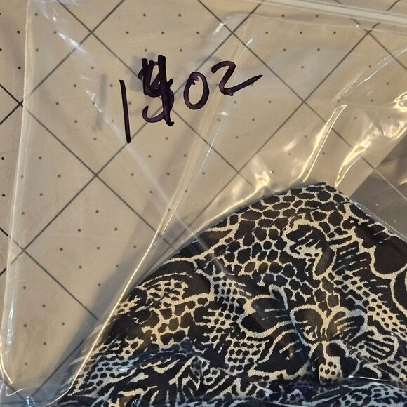 Abercrombie & Fitch Black Floral Wrap Dress Small Sleeveless Midi Soft Goth Y2K - Picture 8 of 14